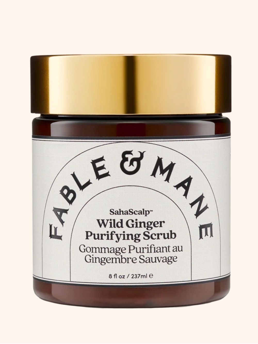 Fable & Mane SahaScalp Wild Ginger Purifying Scrub, Brand New, MSRP $36